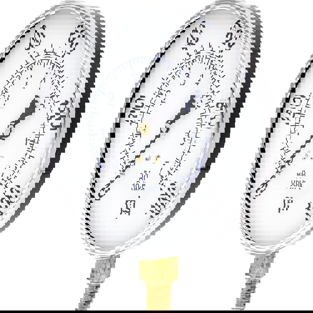 Pressure Gauges; Gauge Type: Utility Gauge ; Scale Type: Dual ; Accuracy (%): 3-2-3% ; Dial Type: Analog ; Thread Type: 1/4